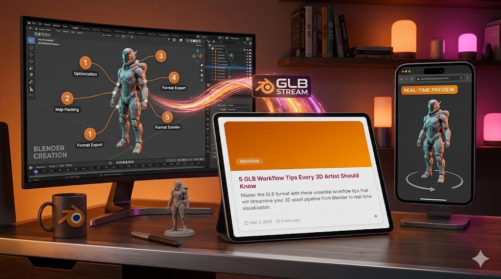 5 GLB Workflow Tips Every 3D Artist Should Know
